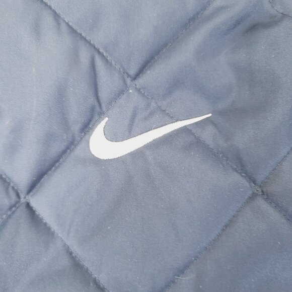 Nike Men's Blue Sleeveless Seacoast United Thermal Quilted Puffer Vest Size L - Picture 5 of 6